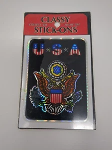 Vintage Prizm Stickerz USA Holographic Sticker 3.5" x 2.5" - Picture 1 of 4