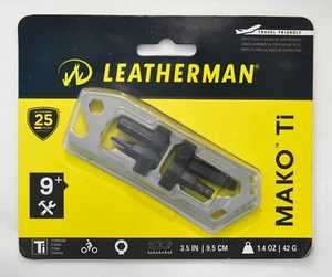 Multiherramienta Leatherman Mako Ti. Herramienta de bicicleta retirada, nueva en paquete NIP #4079 - Imagen 1 de 2