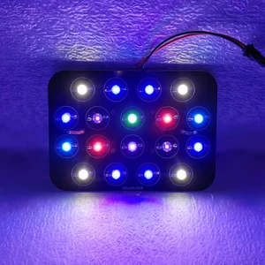 18W UV Purple Blue Red Green Cold White Hybrid LED + AC Driver +PCB Aquarium DIY - Picture 1 of 4