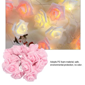 3 Meter 20LED USB Artificial Flower String Lights Rose Fairy Lights For Vale HG5 - Picture 1 of 15