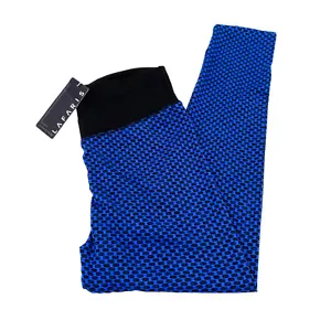 LAFARIS Womens Size XL Scrunch Butt High Waist Legging Workout Yoga Pants Blue - Picture 1 of 13