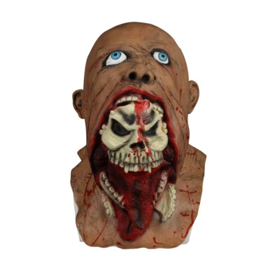 万圣节恶魔寄生虫僵尸面具派对配件吸血鬼头骨面具新品 — 第 1/4 张图片
