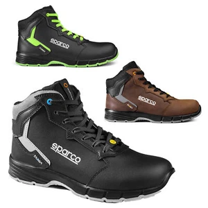 2025 Sparco TARGA-H S3S ESD Safety Boots Certified Footwear Work Mechanic Garage - Picture 1 of 56