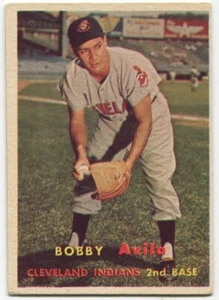 1957 Topps #195 Bobby Avila Cleveland Indians - Picture 1 of 2