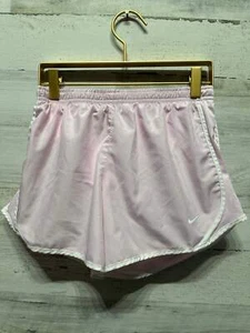 Girls Size Youth Large Nike Drifit Light Pink Athletic Shorts - Very Good Used C - Picture 1 of 2