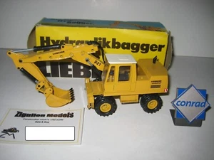 LIEBHERR A 921 SERIE B BAGGER TIEFLÖFFEL MOBIL #2820.6 CONRAD 1:50 OVP - Picture 1 of 2