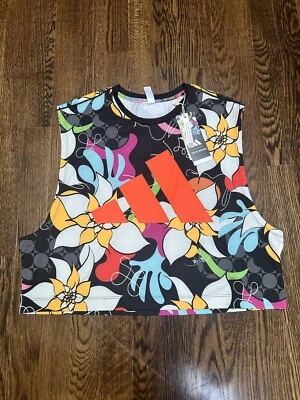 Camisa corta sin mangas ADIDAS X RICH MNISI TRAINING flores unisex mediana Foto 1 de 3