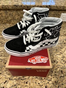 Vans SK8-HI Tipografia Giapponese (721356) Scacchiera Uomo 6 / Donna 7,5 " - Foto 1 di 12