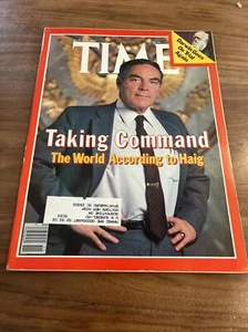Time Magazine March 16, 1981 Taking Command Alexander Haig Charles Darwin 80s Ad - Picture 1 of 3
