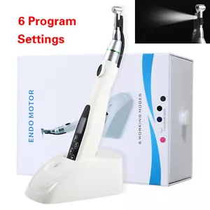 Dental LED Endodontic Endodoncia Endo Motor Handpiece 16:1 Contrangulo Cordless - Imagen 1 de 12