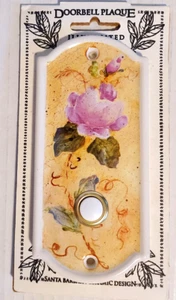 Placa Timbre Iluminado Diseño Cerámico Santa Bárbara Rosas 6 - 16 voltios - Imagen 1 de 4