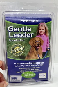 Gentle Leader No - Pull Dog Collar Headcollar X - Large Over 130 lbs Black DVD - Picture 1 of 4