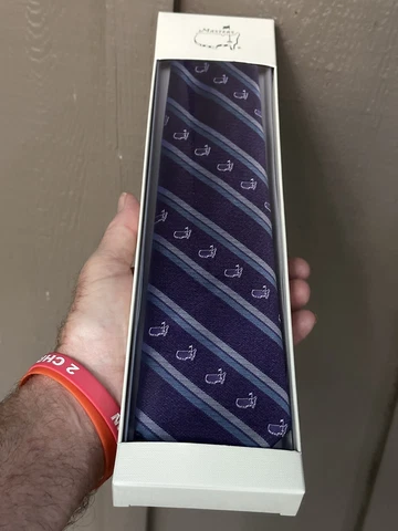 2023 Masters FINE ITALIAN SILK NECK TIE from Augusta National Golf Club NEW Cover