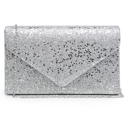 Elegante Bolso de Noche Brillante Dasein para Mujer Formal Fiesta Embragues Boda Cartera  Foto 1 de 4