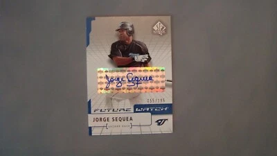 2004 SP Authentic Future Watch Jorge Sequea /195 Autograph Toronto Blue Jays - Image 1 of 4