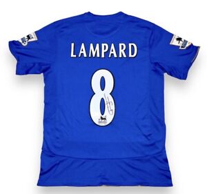 Frank Lampard Autographed Chelsea Soccer Jersey Beckett BAS Hologram