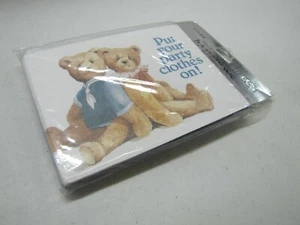 New! 8 Vintage C.R. Gibson Party Invitations Teddy Bear New In Package - Picture 1 of 3
