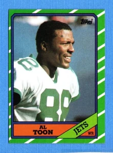 1986 Topps #101 Al Toon NM Jets - Picture 1 of 1