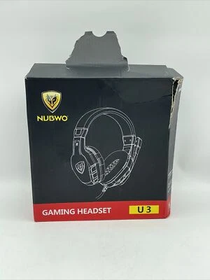 Nubwo U3 3.5mm Black Gaming Headset For PC PS Xbox Mac iPad Switch - Image 1 of 4