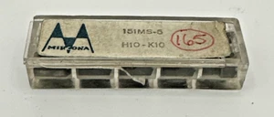 Mircona 151MS-5 H10-K10 5mm parting or grooving inserts x 10 - Picture 1 of 6