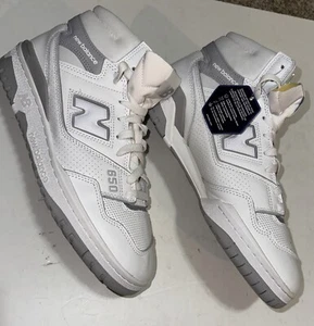 New Balance 650 White Raincloud BB650RVW Mens Leather Basketball Sneakers 11.5 - Picture 1 of 6