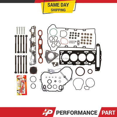 Juego completo de juntas pernos de cabeza para 01-03 Saturn L100 L200 LS LS1 LW1 LW200 2.2 DOHC Foto 1 de 4