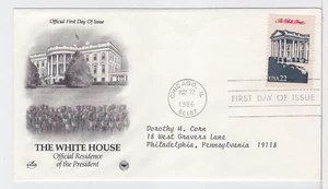 TurtlesTradingPost- President- White House 1986 #2219e FDC Artcraft Cachet - Photo 1 sur 1