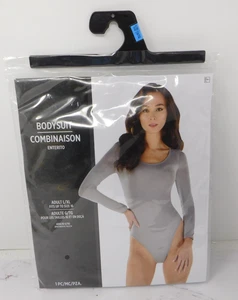 Grey Bodysuit Dance Gray Suit Halloween Adult L/XL - Picture 1 of 3