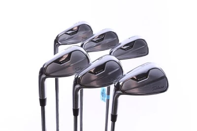 LEFTY Titleist 2021 T200 Iron Set 5-PW -0.25 in Stiff Flex Steel Shaft Very Good - Image 1 of 4