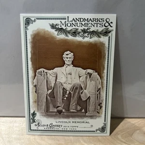 2014 Topps Allen & Ginter's Lincoln Memorial #LMC-04 Cheap - Picture 1 of 2