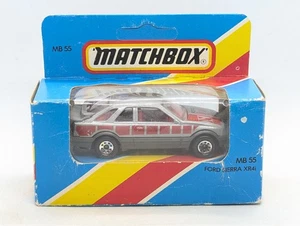 Matchbox Superfast MB55 Ford Sierra XR4i in grau & rot ENGLAND BASE - MIB SEALED - Bild 1 von 6