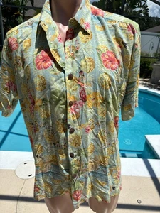 Vintage Kahala Hemd Herren M Medium Hawaii Hula Mädchen Made in Hawaii - Bild 1 von 5