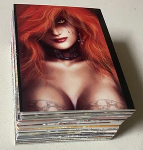 JOSEPH MICHAEL LINSNER DAWN & BEYOND BASE CARD SET (1995) #1-90, COMIC IMAGES,NM - Picture 1 of 11