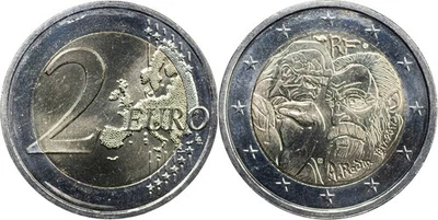 法国硬币 2 欧元 2017(Unc 双金属)奥古斯特·罗丹 — 第 1/3 张图片