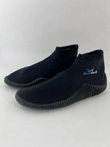 BlueReef Size XL, 11 Scuba Diving Snorkeling Ankle Boots Neoprene Shoes Black - Picture 1 of 10