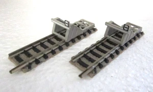 2x FLEISCHMANN 9116 N PICCOLO BUFFER BUMPER STOP STRAIGHT TRACK SECTIONS NWOB 'B - Picture 1 of 9