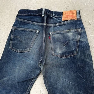 Levi's 501XX 1955 Model 55501 Jeans W33 L29 Japan Made Big E Redline Selvedge - Bild 1 von 10