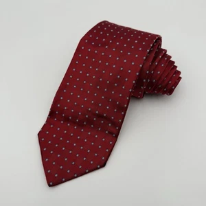 Corbata Brooks Brothers 346 para hombre cuadrados rojos seda EE. UU. 59,5”, 3,75” - Imagen 1 de 7