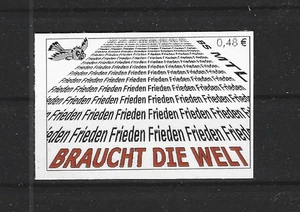 Briefservice Muldental Peace Braucht Die World 1 Value - Picture 1 of 1