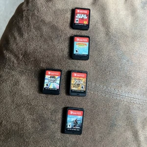 Switch Game Lot Red Dead Mario Party Breath Of The Wild Biomutant Donkey Kong - Picture 1 of 2