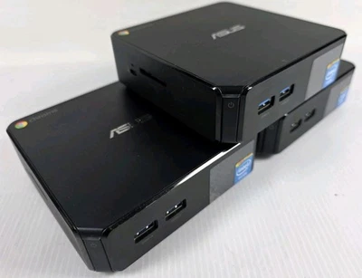 LOT 3 ASUS CHROMEBOX CN60 MINI PC COMPUTER -  POWER CORD INCLUDED - Image 1 of 4