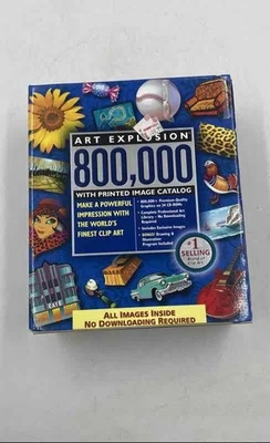 Nova Development Art Explosion 800000 Clip Catalog For Windows CD-ROM - image 1 of 4