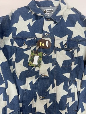 Chaqueta A Bathing Ape Bape Star Demin Talla 2XL Nueva con etiquetas  Foto 1 de 4