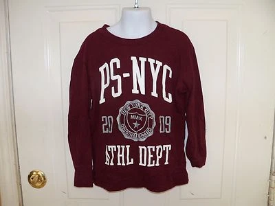 P.S. Aeropostale Maroon Long Sleeve Shirt Size 4 Boy's EUC  - Image 1 of 2