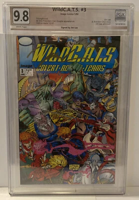 🔥Hot🔥Wildcats #3 (1993) Graded 9.8 PGX not CGC*Signed Jim Lee  - Image 1 of 4