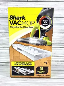 Almohadilla de aspiradora desechable de piso duro Shark 10 unidades VMP10 S9 NUEVO - Imagen 1 de 7