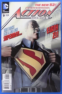 Action Comics #9-Black Superman-This Looks Like a Job For Superman of Earth 23! - Picture 1 of 1
