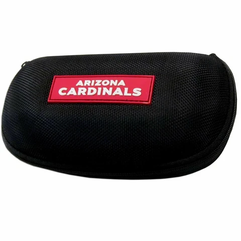 NFL ARIZONA CARDINALS SUNGLASSES CASE HARD SHELL BLACK GLASS CASE Cover