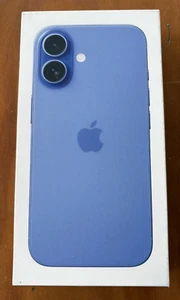 Apple iPhone 16 128 GB Ultramarine Empty Box ONLY OEM Original - Photo 1 sur 1