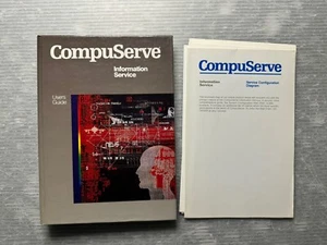 COMPUSERVE Information Service Users Guide Manual CS-597 1986 w/ Inserts - Picture 1 of 10